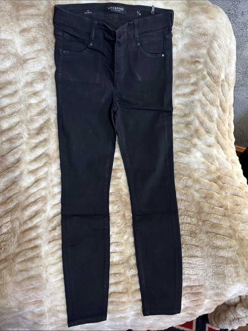 Liverpool Black Stretch Skinny Jeans